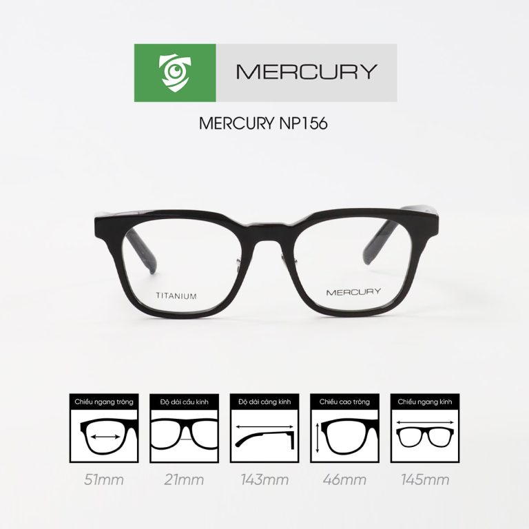 Gọng kính MERCURY NP-156 - Ảnh 10