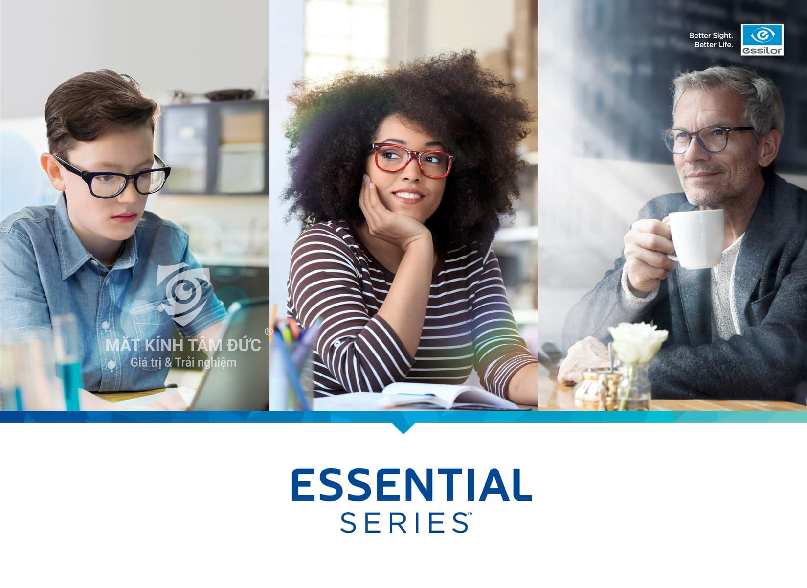 Tròng kính Essilor Essential Series