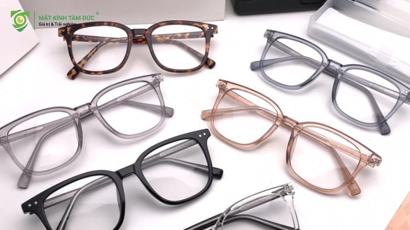 Màu sắc gọng kính Acetate đa dạng