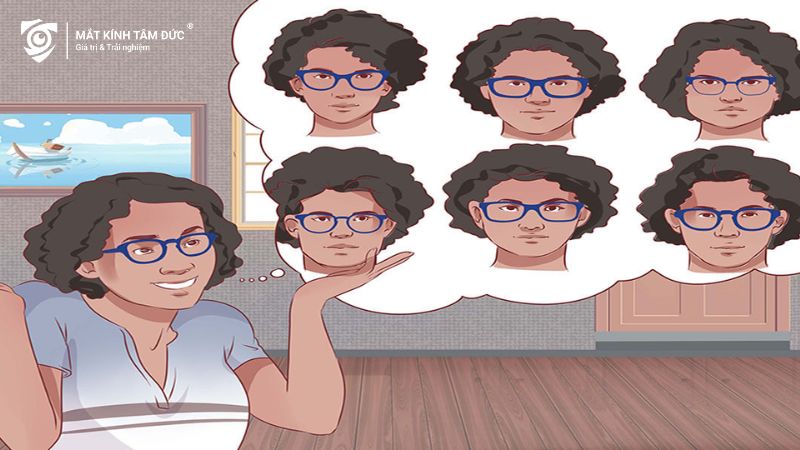 Lựa chọn kiểu gọng kính phù hợp với nữ