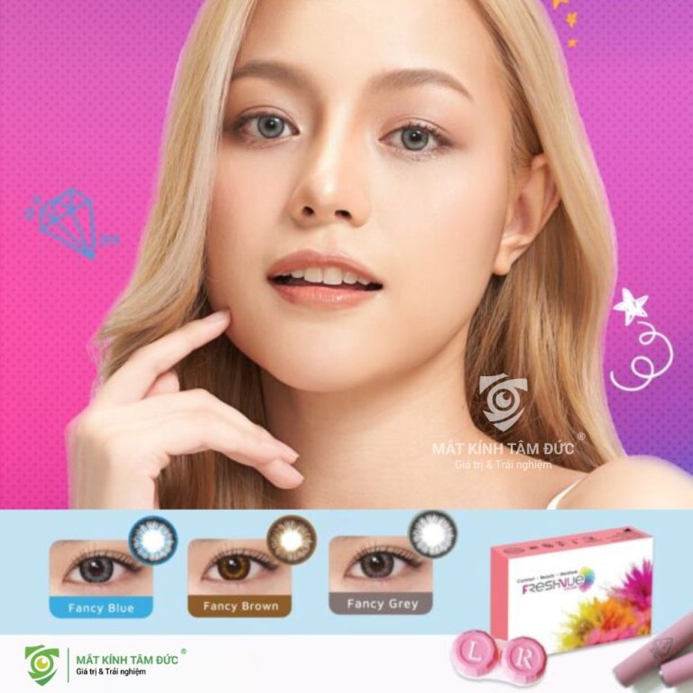 Kính áp tròng FreshVue Color Fancy 3 tháng (2 chiếc/hộp) - Ảnh 4