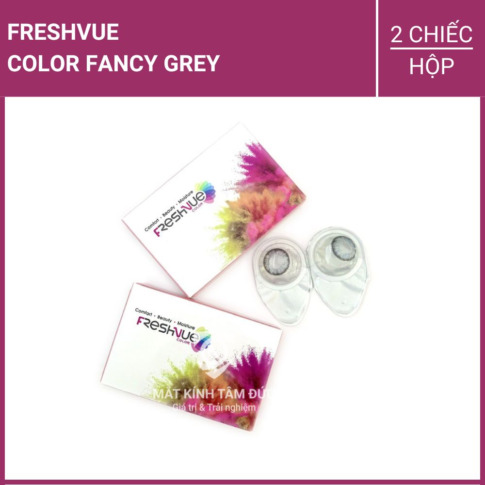 Kính áp tròng FreshVue Color Fancy 3 tháng (2 chiếc/hộp) - Ảnh 3