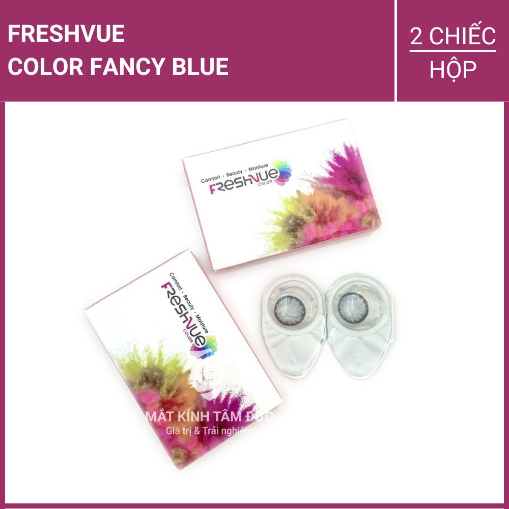 Kính áp tròng FreshVue Color Fancy 3 tháng (2 chiếc/hộp)