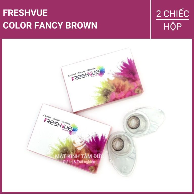 Kính áp tròng FreshVue Color Fancy 3 tháng (2 chiếc/hộp) - Ảnh 2
