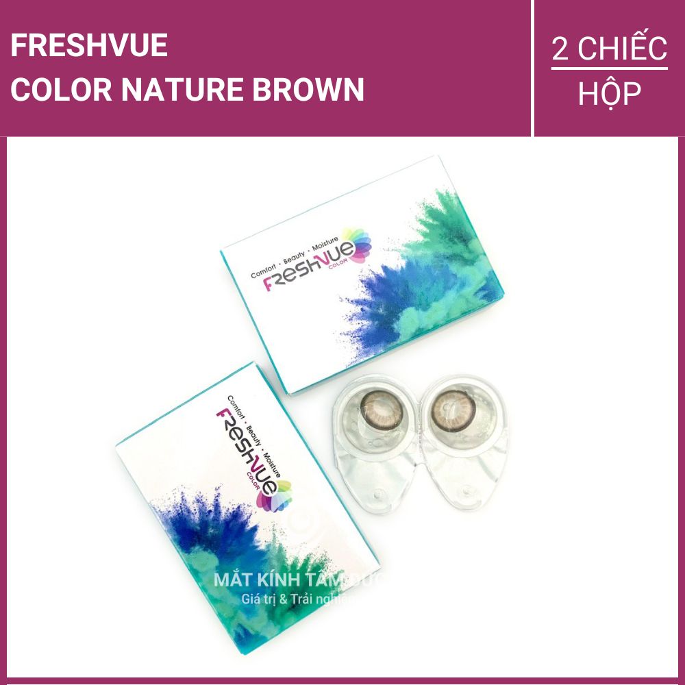 Kính áp tròng FreshVue Color Nature 3 tháng (2 chiếc/hộp) - Ảnh 2