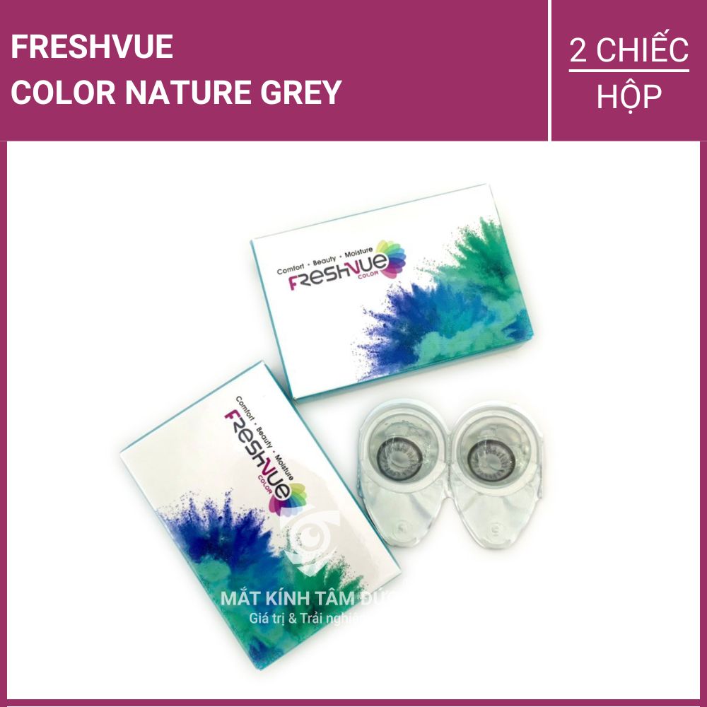 Kính áp tròng FreshVue Color Nature 3 tháng (2 chiếc/hộp)