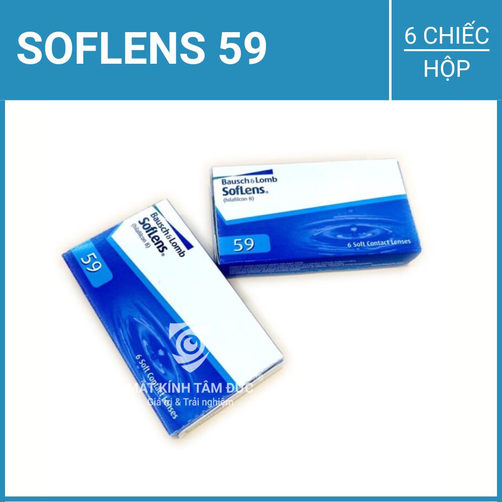 Kính áp tròng Soflens 59 1 tháng (6 chiếc/hộp) - Ảnh 2