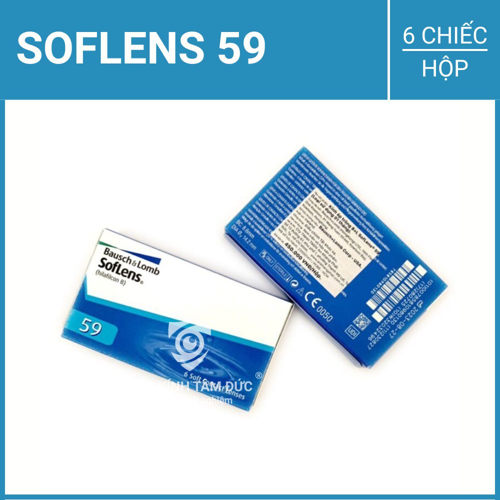 Kính áp tròng Soflens 59 1 tháng (6 chiếc/hộp) - Ảnh 3