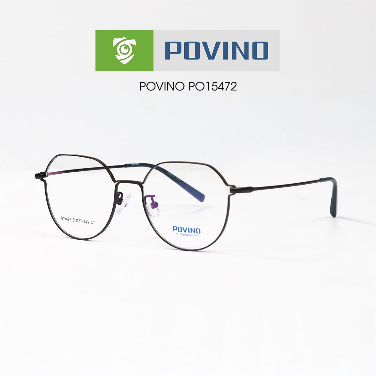 Gọng kính POVINO PO15472 - Ảnh 2