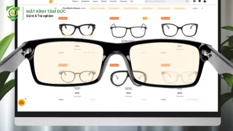 Sử dụng mắt kính chống ánh sáng xanh để giảm thiểu tác động tiêu cực của ánh sáng xanh lên mắt
