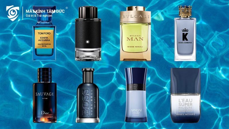 Nước hoa cao cấp với nhiều thương hiệu nổi tiếng, món quà tặng sinh nhật cho nam thể hiện sự sang trọng và phong cách