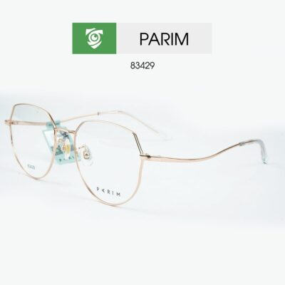 Gọng kính PARIM 83429 K1- màu vàng hồng - ảnh chụp mặt bên sản phẩm