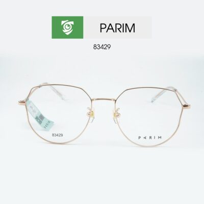 Gọng kính PARIM 83429 K1- màu vàng hồng - ảnh chụp mặt trước sản phẩm
