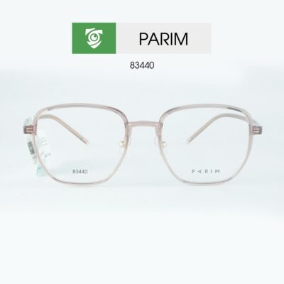 Gọng kính PARIM 83440 P1 - màu NUDE - gọng kính đa giác - ảnh chụp mặt trước sản phẩm