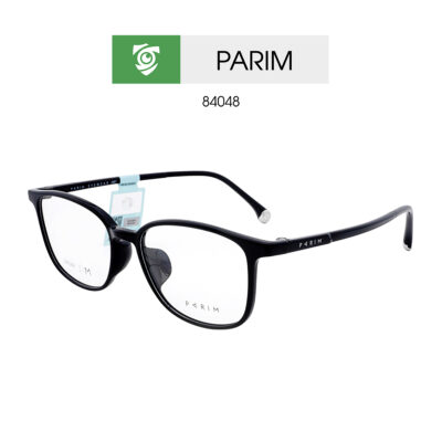 Gọng kính PARIM 84048 B1 - màu đen - gọng kính oval - size M - ảnh mặt bên sản phẩm