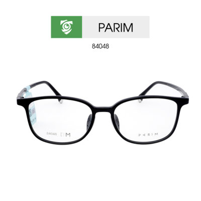 Gọng kính PARIM 84048 B1 - màu đen - gọng kính oval - size M - ảnh mặt trước sản phẩm