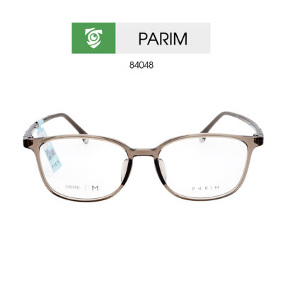 Gọng kính PARIM 84048 T1 - màu nâu - gọng kính oval - size M - ảnh mặt trước sản phẩm