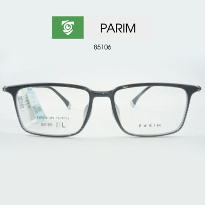 Gọng kính PARIM 85106 B1S, màu đen ombre, gọng hình vuông, size L - ảnh chụp mặt trước sản phẩm