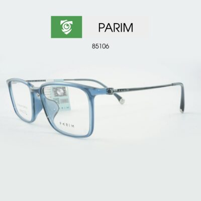 Gọng kính PARIM 85106 C2, màu xanh biển, gọng hình vuông, size L - ảnh chụp mặt bên sản phẩm