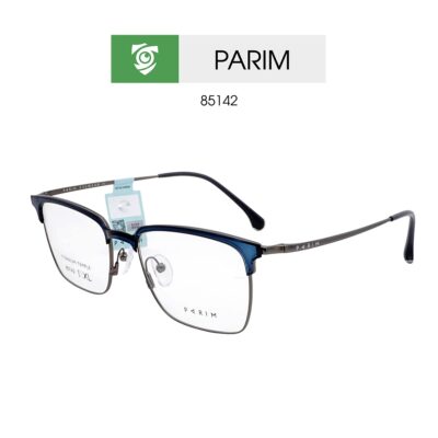 Gọng kính PARIM 85142 S1C - màu xanh đen - size XL - ảnh chụp mặt bên sản phẩm