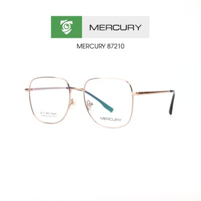Gọng kính MERCURY LV87210 C1 - màu vàng hồng - loại gọng kính đa giác - hình chụp mặt bên sản phẩm