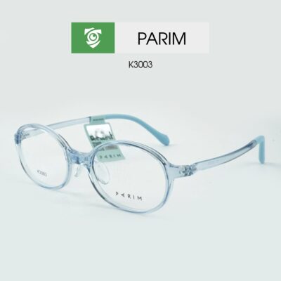 Gọng kính trẻ em PARIM K3003 C1 - màu xanh dương - chất liệu nhựa - hình chụp mặt bên sản phẩm