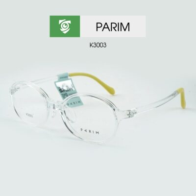 Gọng kính trẻ em PARIM K3003 W1 - màu trắng - chất liệu nhựa - hình chụp mặt bên sản phẩm