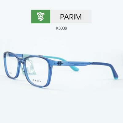 Gọng kính PARIM K3008 C2 - màu xanh dương - ảnh chụp mặt bên sản phẩm