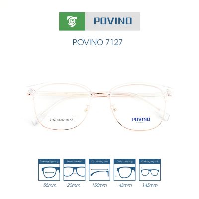 Gọng kính POVINO PO7127 - Ảnh 7