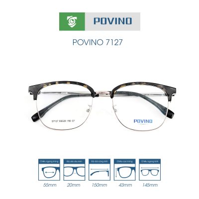 Gọng kính POVINO PO7127 - Ảnh 8