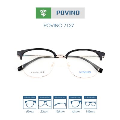 Gọng kính POVINO PO7127 - Ảnh 9