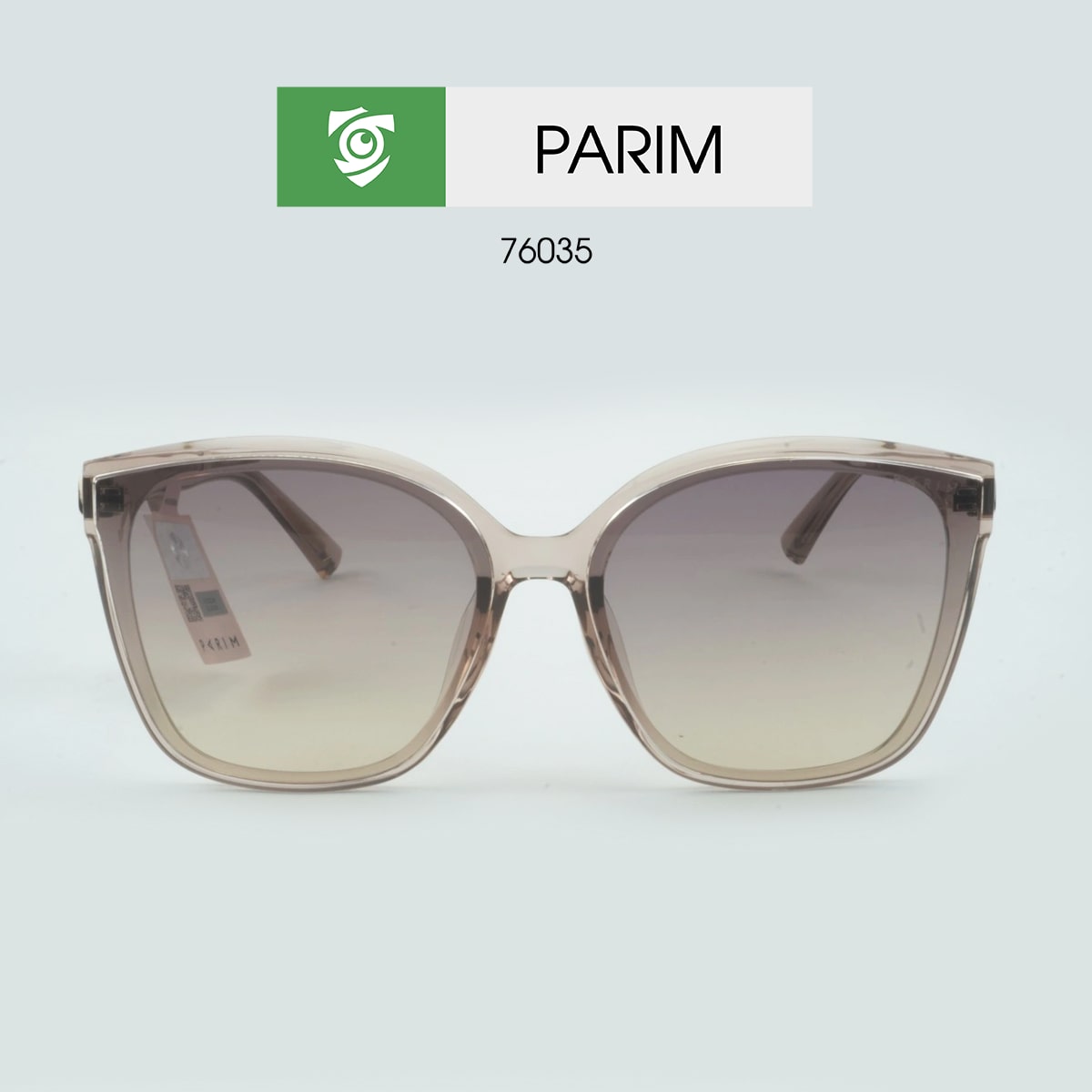 Kính mát PARIM 76035 T1 - nâu trà - hình chụp mặt trước sản phẩm
