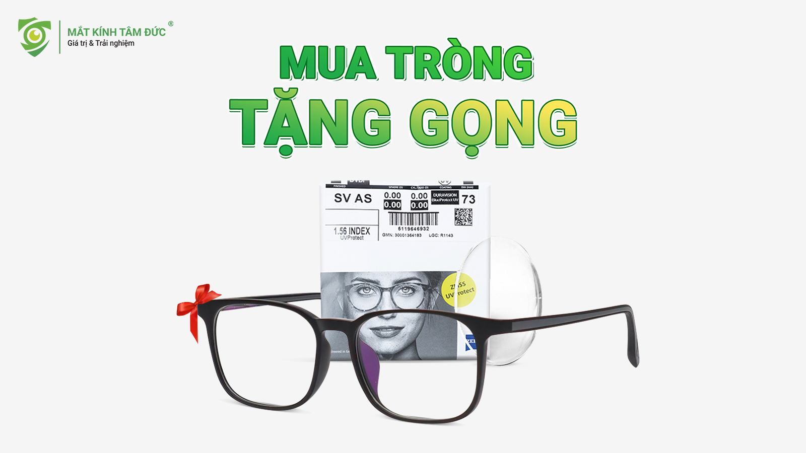 Chương trình khuyến mãi mua tròng tặng gọng