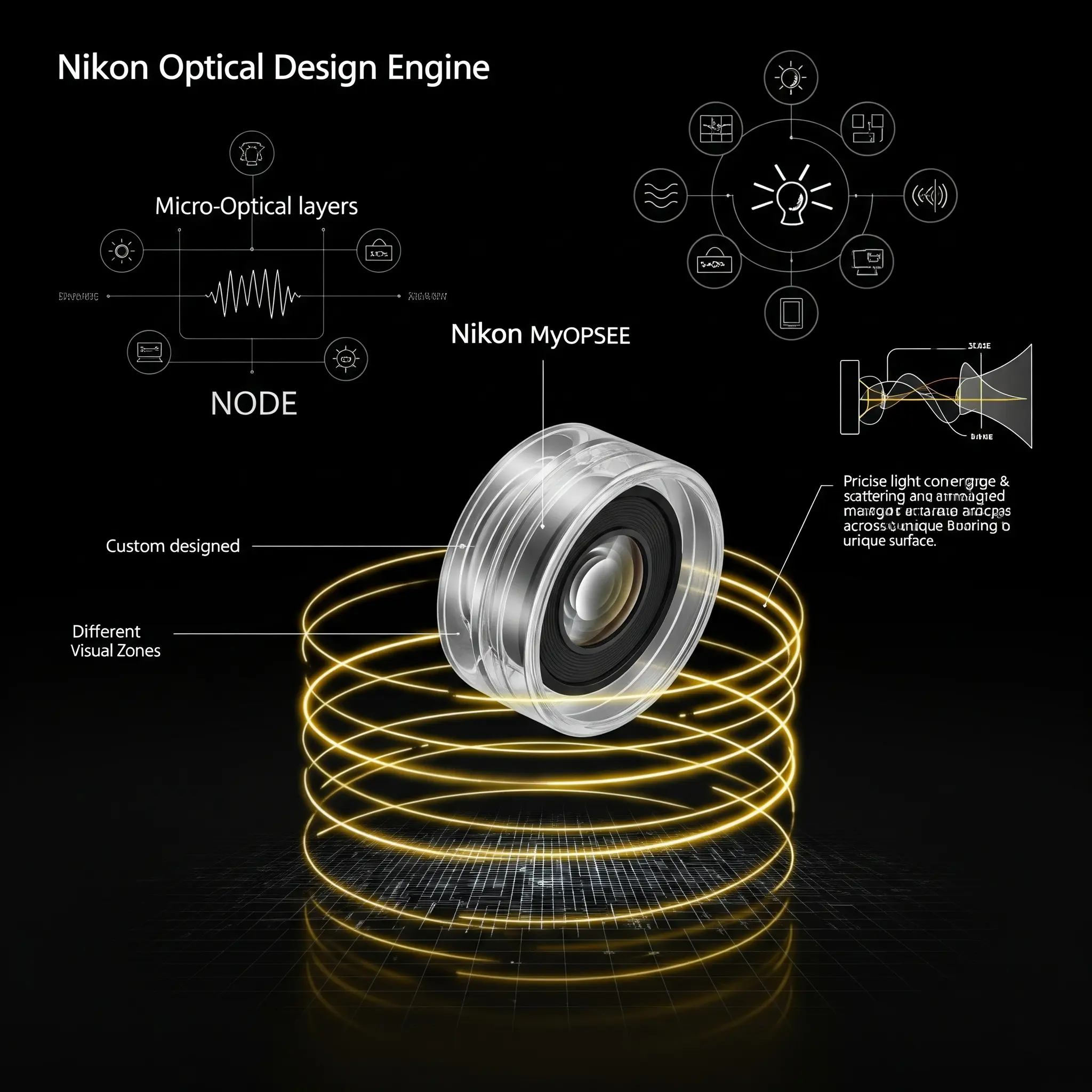 Tròng kính Nikon Myopsee - Thiết kế phi cầu kép kiểm soát ánh sáng xanh - Ảnh 7