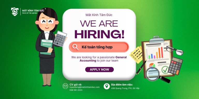 Tuyển dụng: KẾ TOÁN TỔNG HỢP