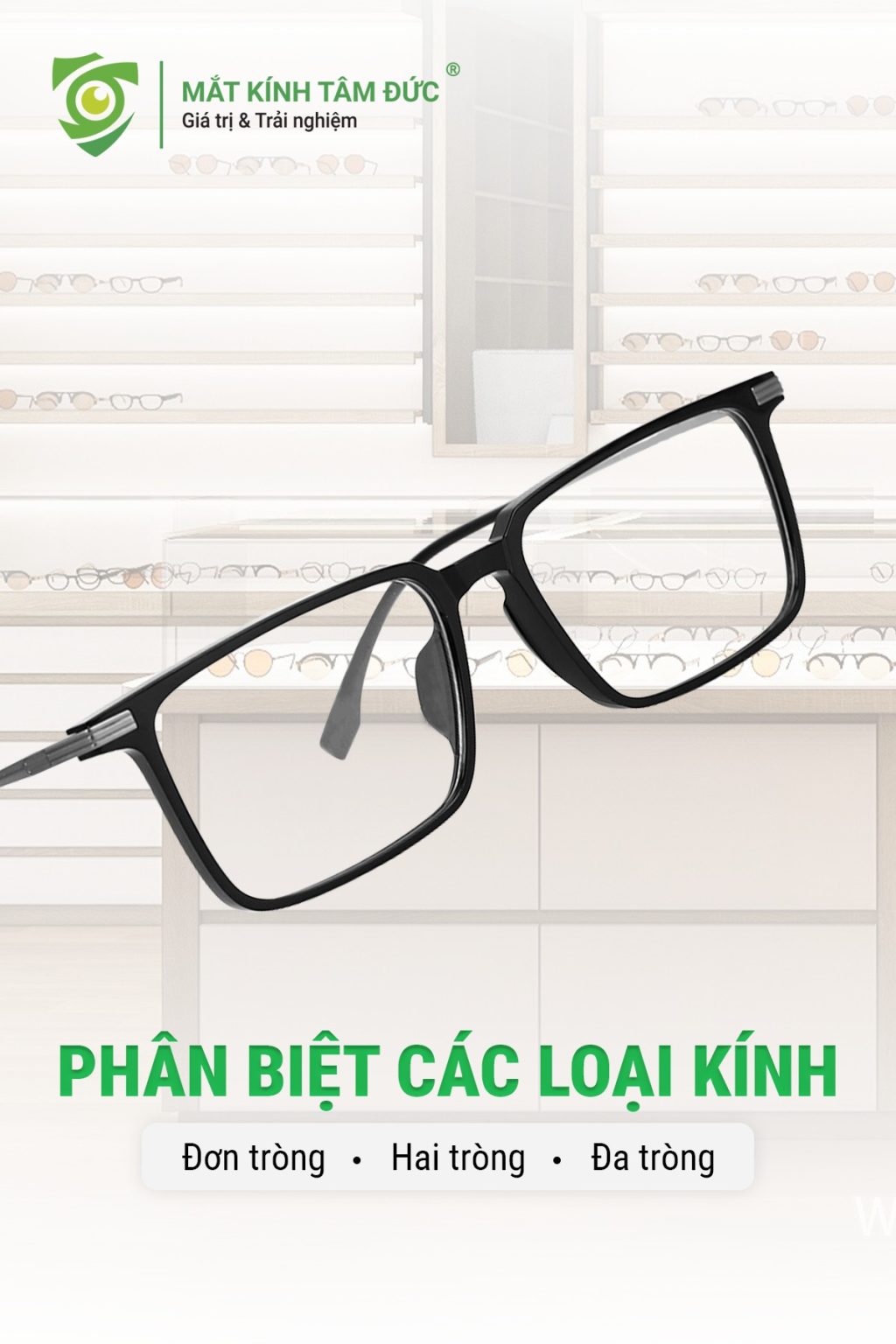 Phân biệt 3 loại: kính đơn tròng- kính hai tròng- kính đa tròng