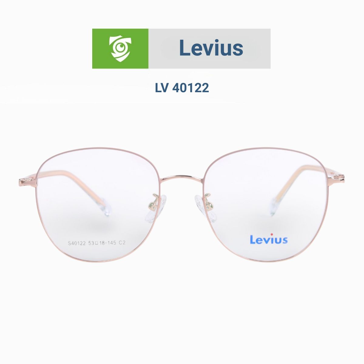 Bộ sưu tập gọng kính Levius S40122 mới nhất tại Mắt kính Tâm Đức