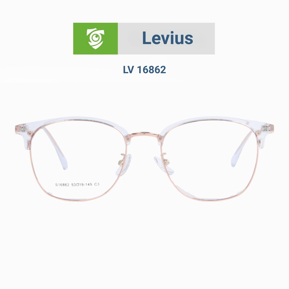 Bộ sưu tập gọng kính Levius 16862 mới nhất tại Mắt kính Tâm Đức