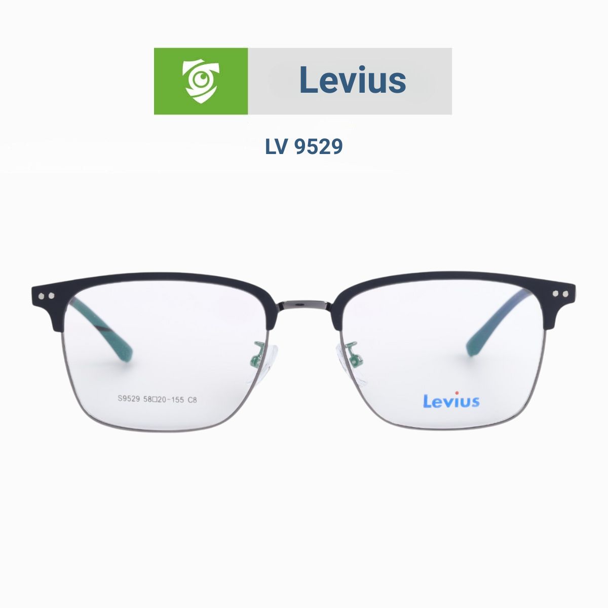 Bộ sưu tập gọng kính Levius 9529 mới nhất tại Mắt kính Tâm Đức