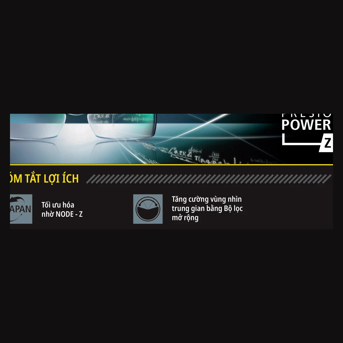 Kính đa tròng Nikon Presio Power Z với SeeCoat™ Next - Clear/Pure Blue UV - ảnh 2
