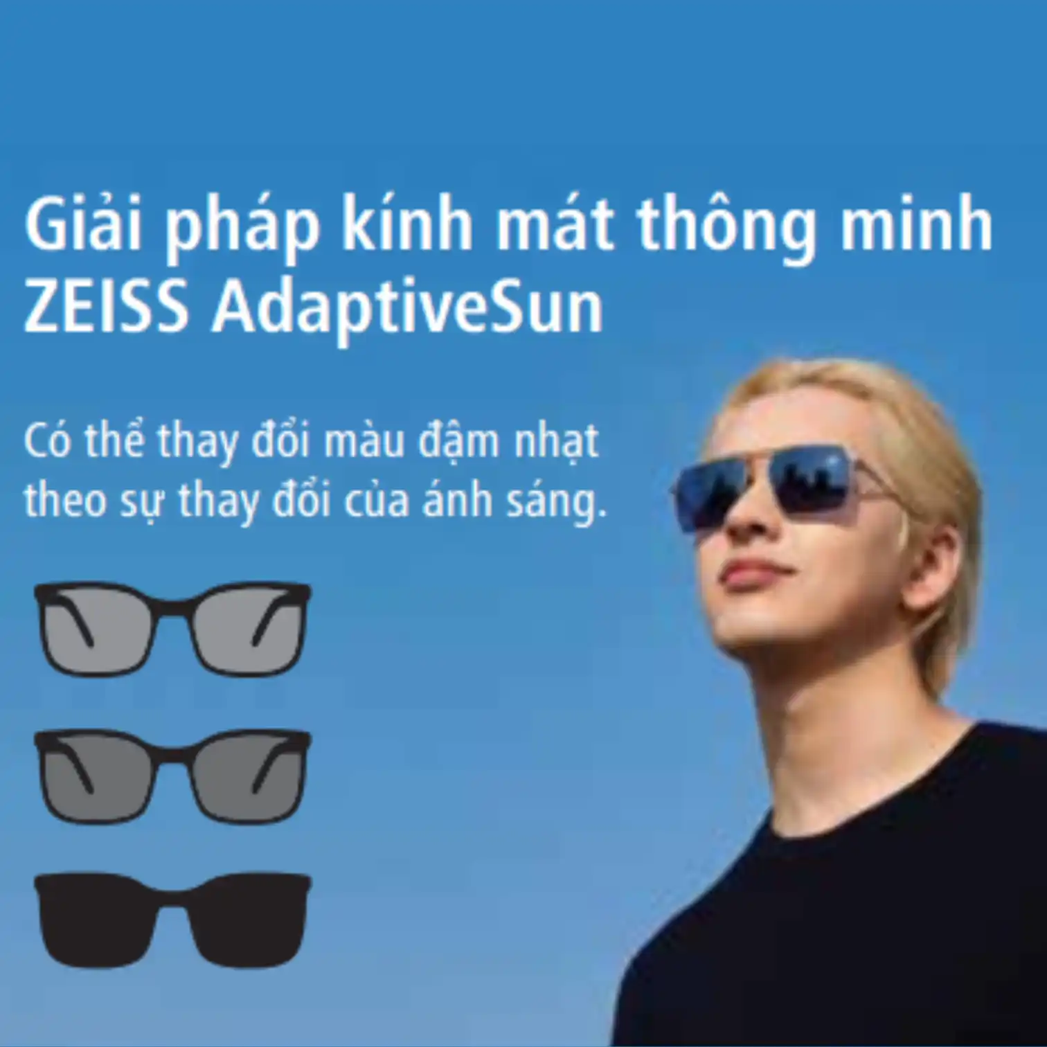 Tròng kính Đơn tròng ZEISS SmartLife - AdaptiveSun Polarized - Ảnh 3