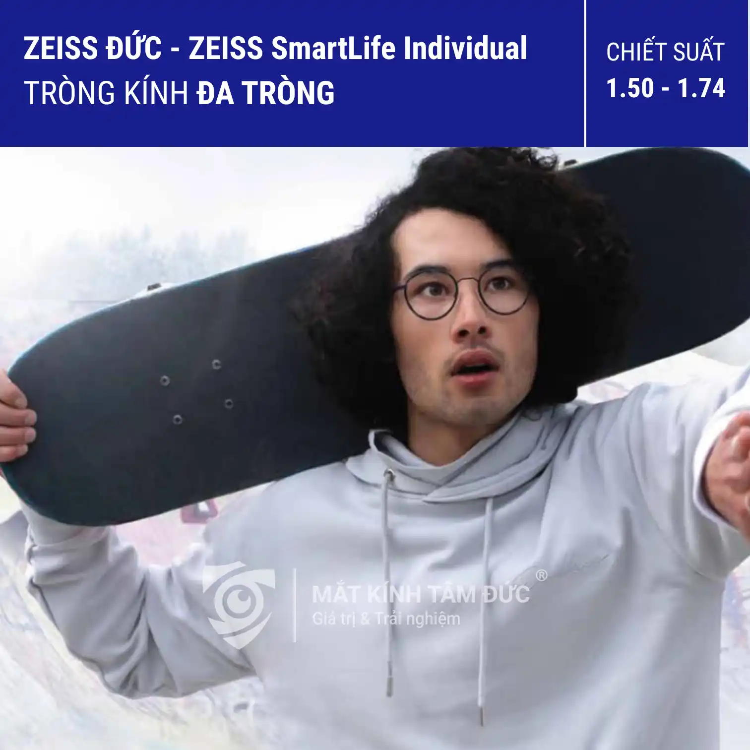 Tròng kính Đa tròng ZEISS SmartLife Individual - Ảnh 1