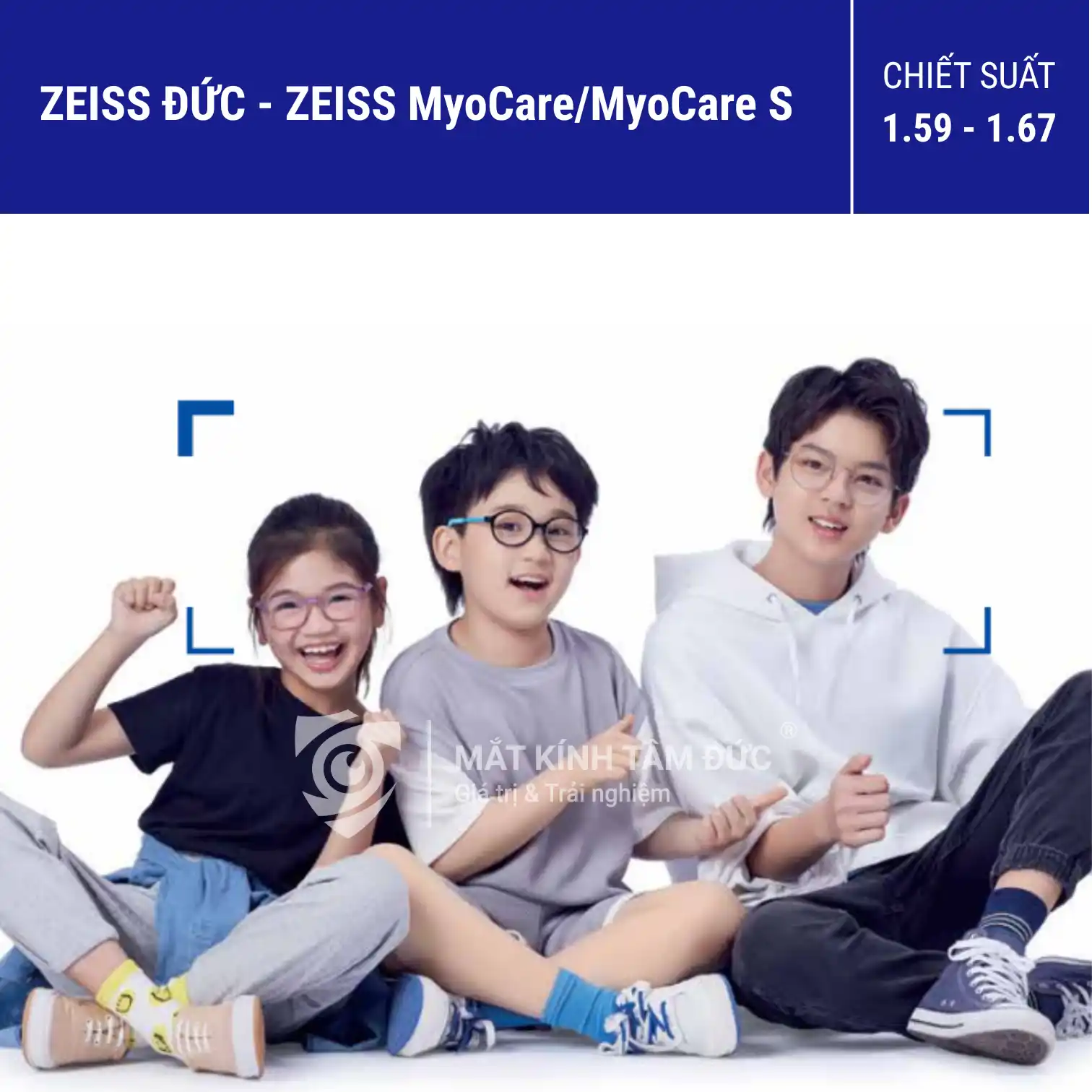 Tròng kính ZEISS MyoCare/MyoCare S - UVProtect DuraVision Platinum UV