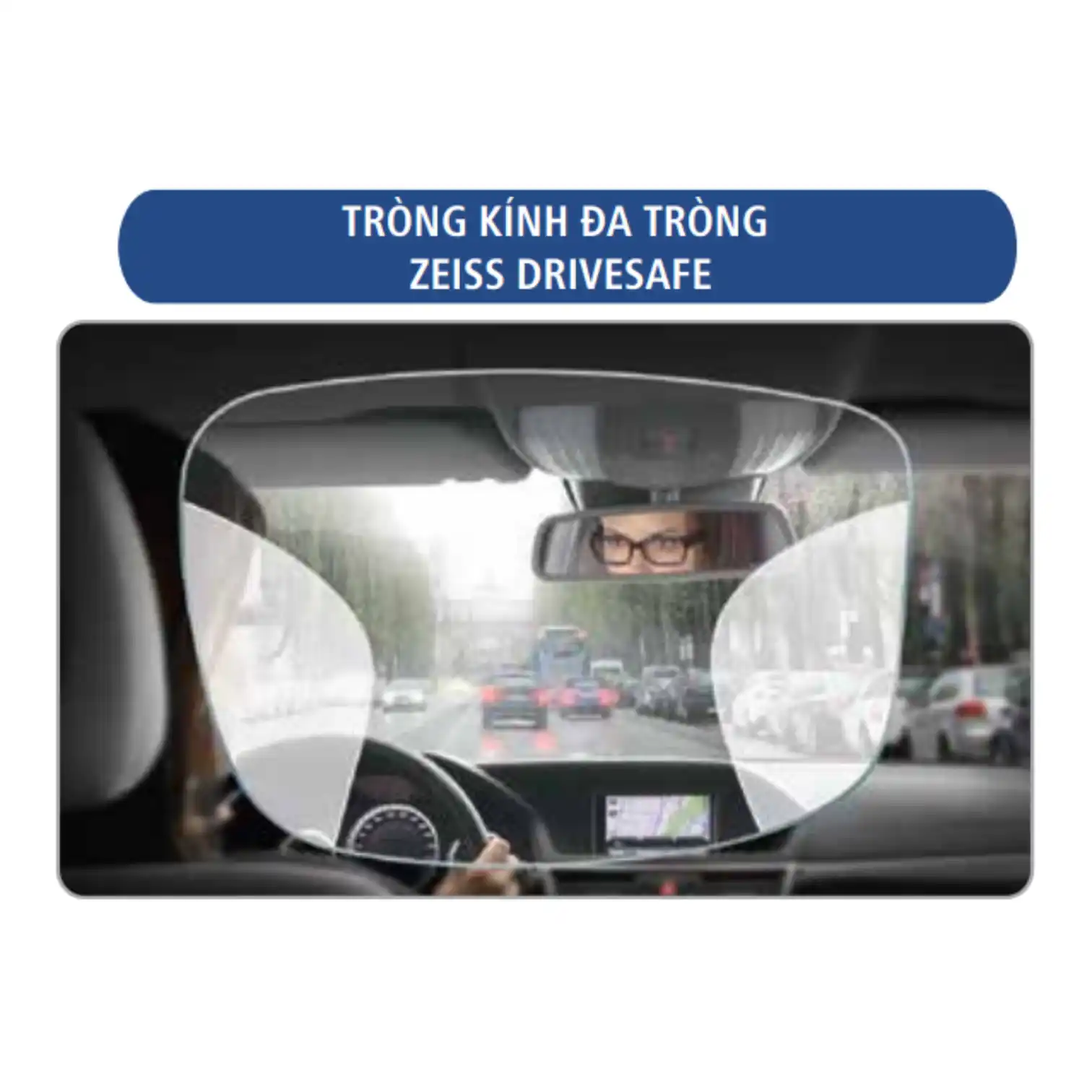 Tròng kính Đa tròng ZEISS DriveSafe/DriveSafe Individual - Clear/Đổi màu PhotoFusion X/Nhuộm màu/Polarized - Ảnh 3