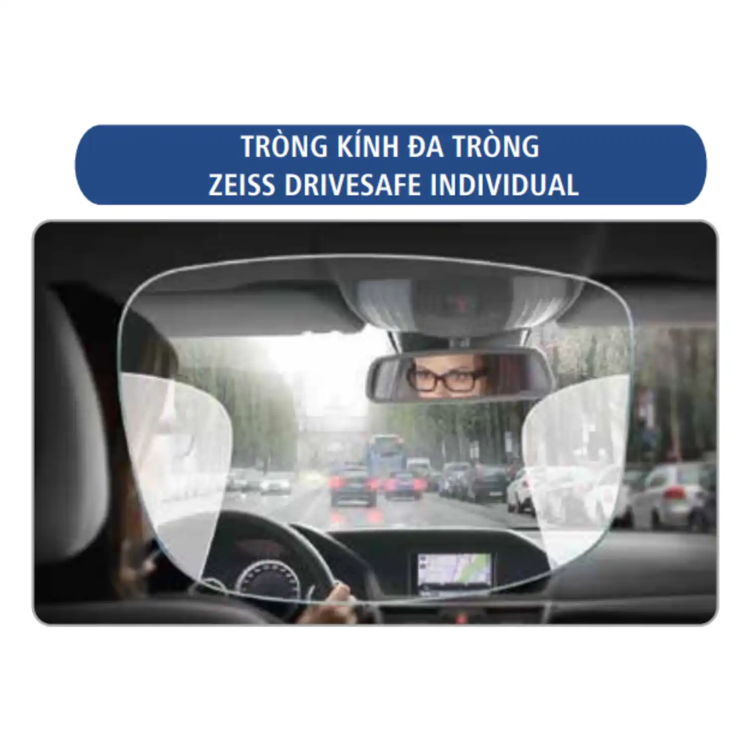 Tròng kính Đa tròng ZEISS DriveSafe/DriveSafe Individual - Clear/Đổi màu PhotoFusion X/Nhuộm màu/Polarized - Ảnh 2