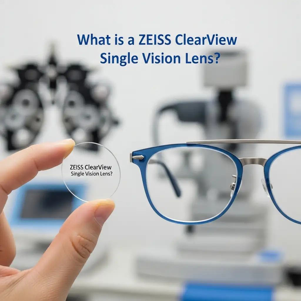 Tròng Kính Đơn Tròng Đánh ZEISS ClearView - Vật liệu UVProtect