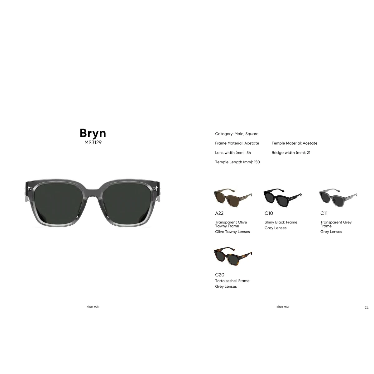 Kính mát Molsion Bryn MS3129 - Ảnh 2