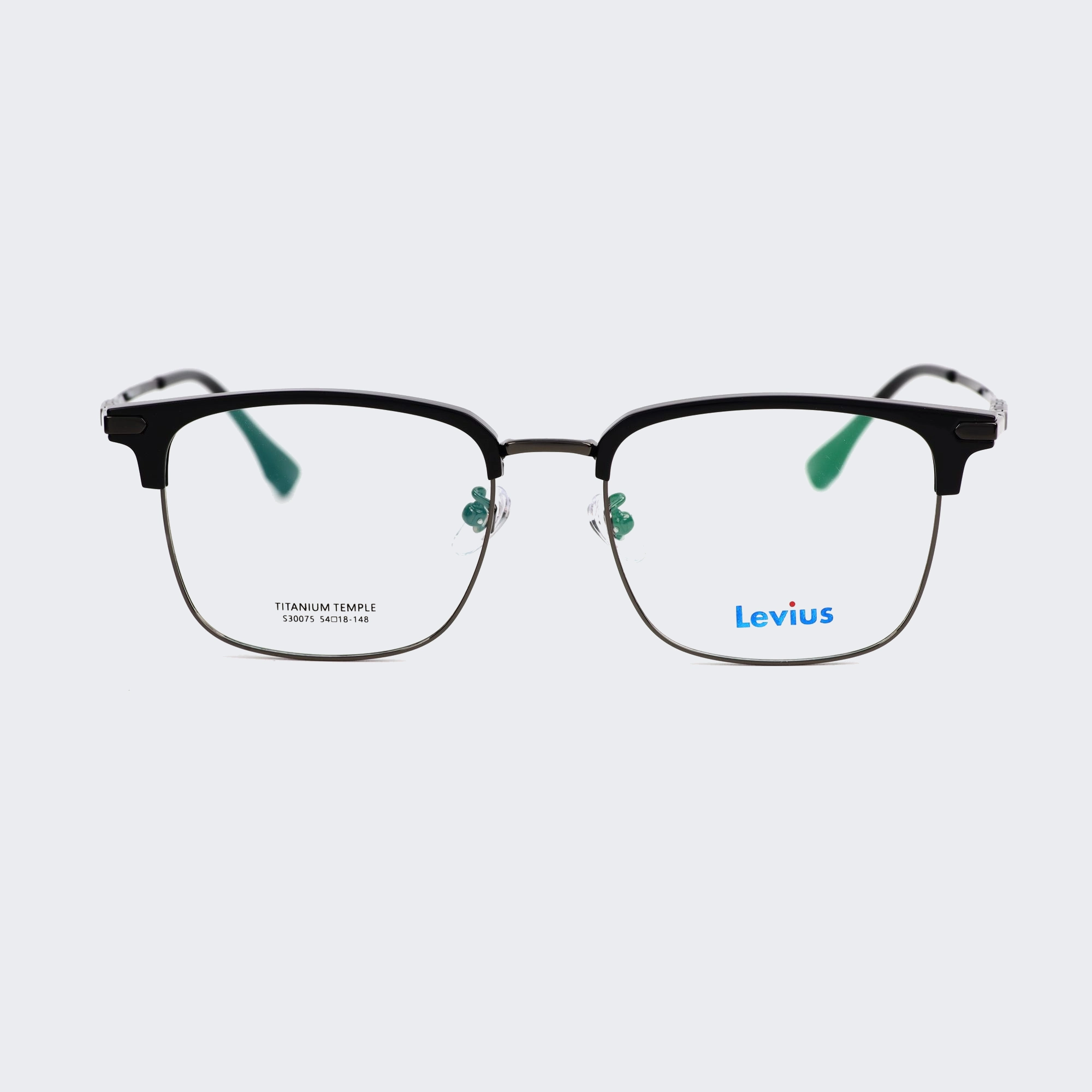 Gọng kính LEVIUS LV30075 chính hãng phom viền trên đậm chất liệu gọng kính nhựa