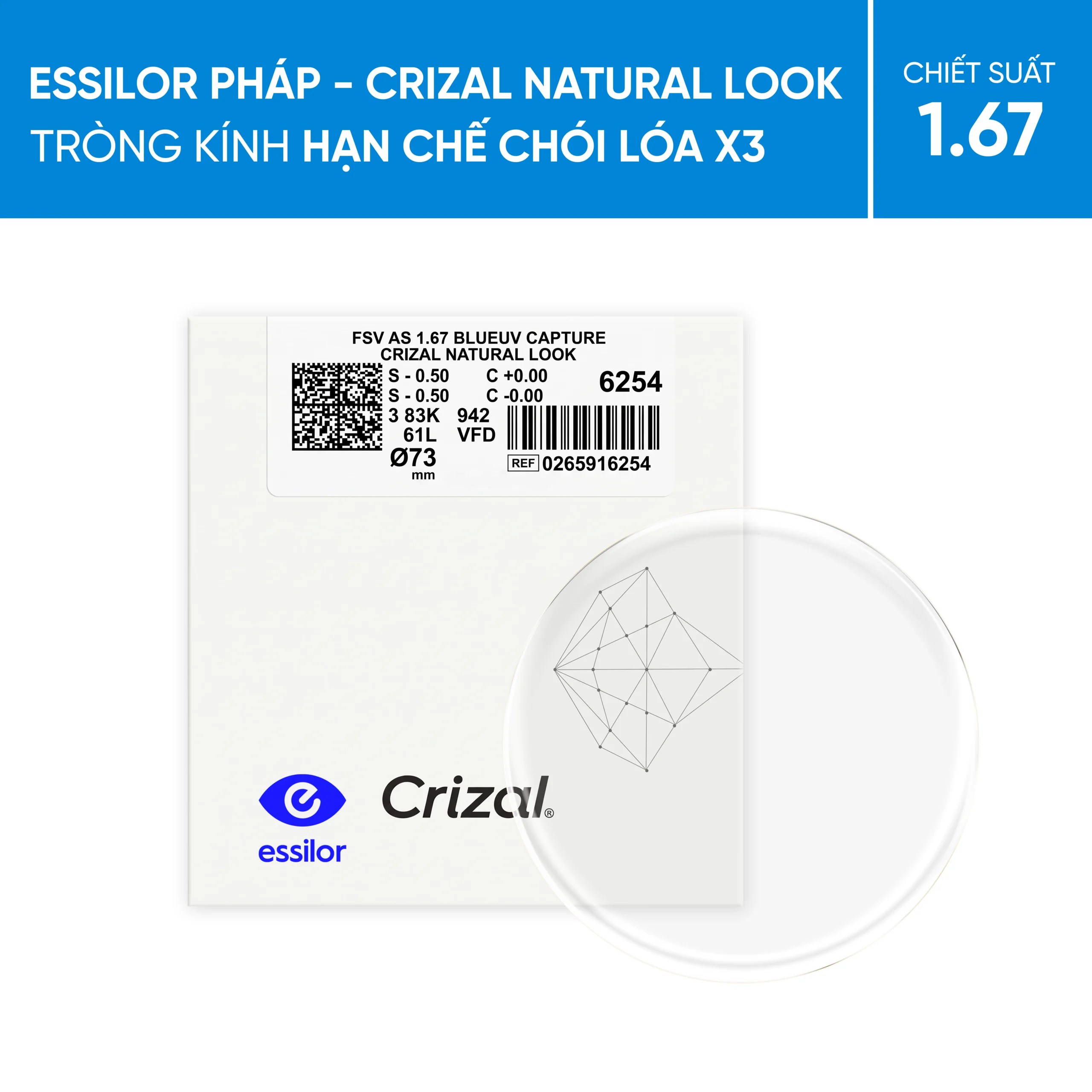 Tròng kính Essilor Crizal Natural Look - Ảnh 7