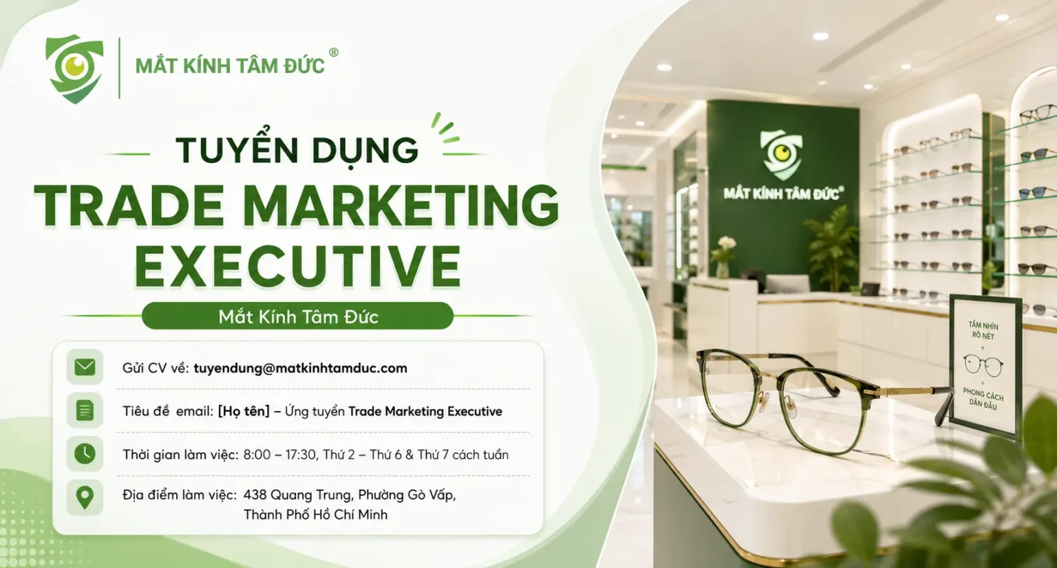 TUYỂN DỤNG VỊ TRÍ TRADE MARKETING EXECUTIVE